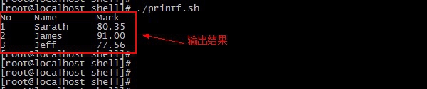 shell终端打印两种方法echo,printf