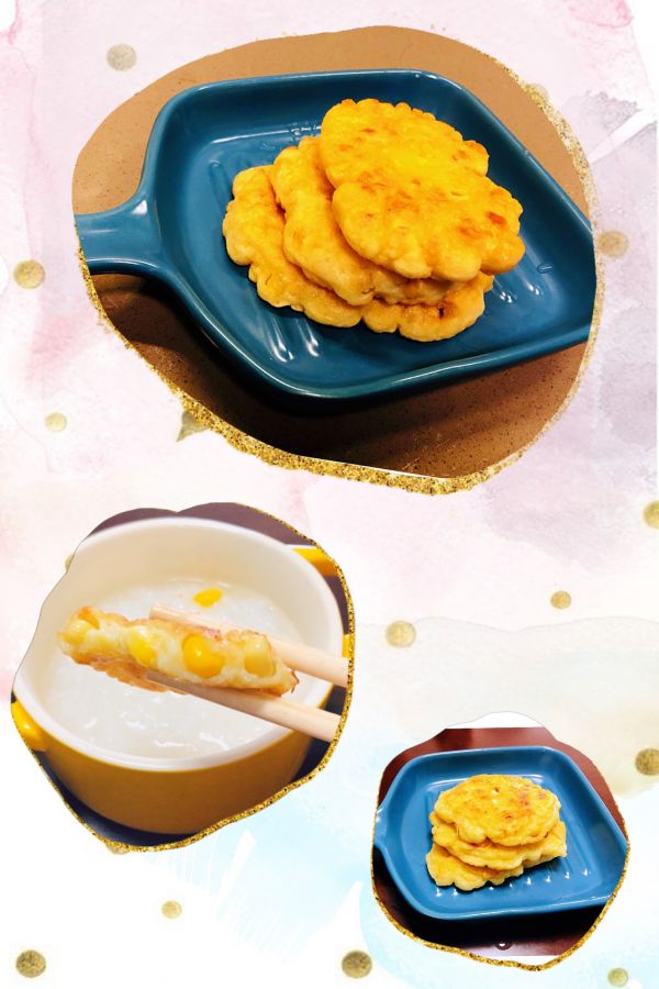香煎甜玉米糯米饼