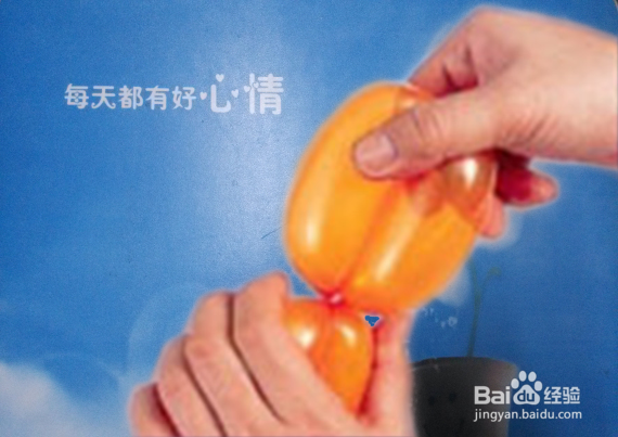 魔术气球教程：[4]三泡结的制作