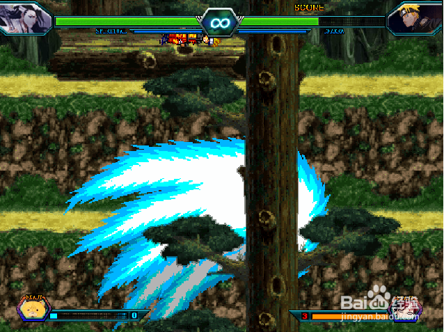 朽木白哉使用技巧死神VS火影3.2