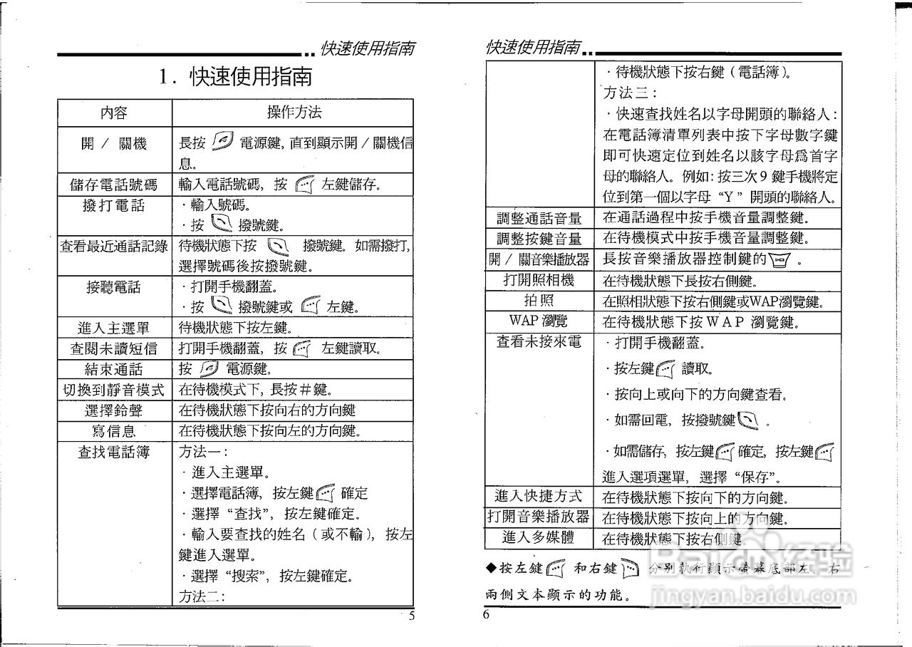 声宝GK-605型手机说明书:[1]
