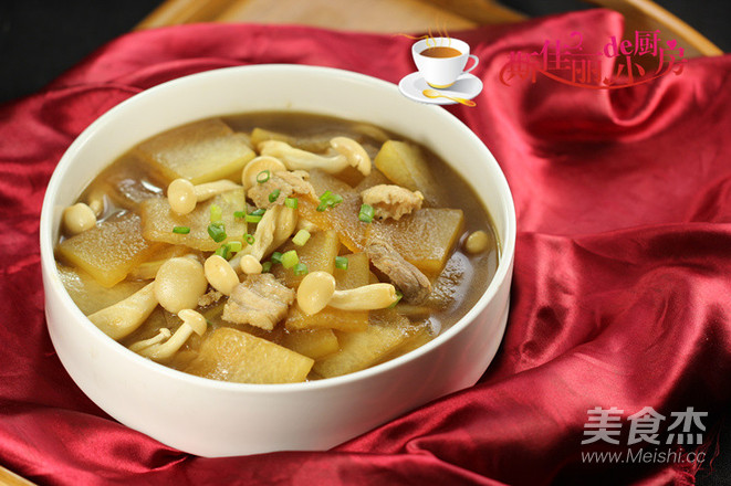 冬瓜白玉菇肉片