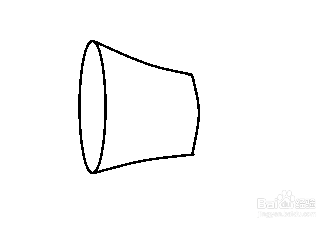 喇叭简笔画的画法