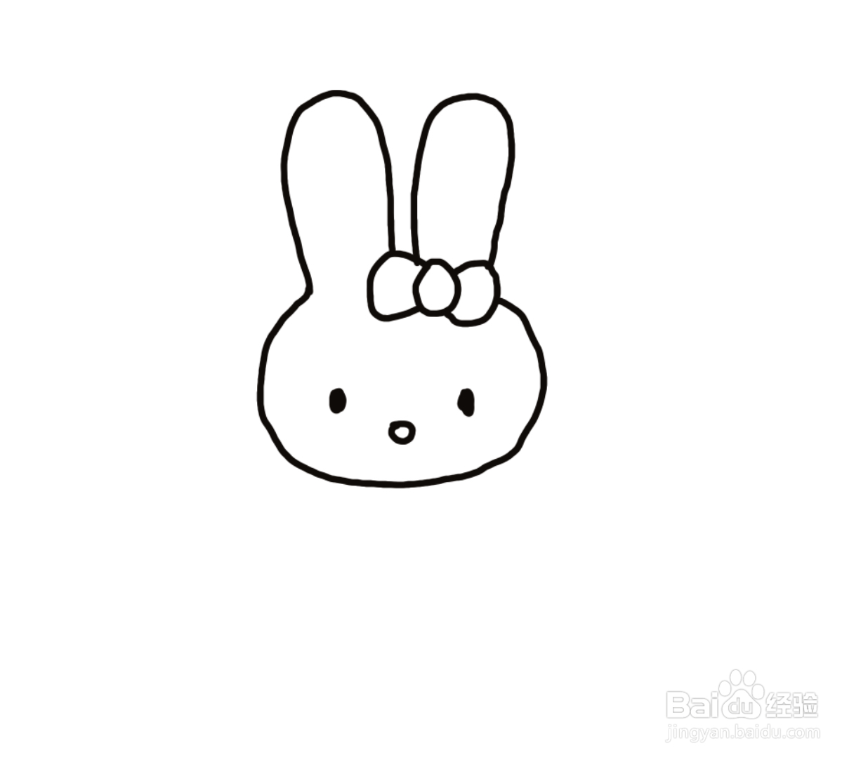 怎么画彩色简笔画兔子?