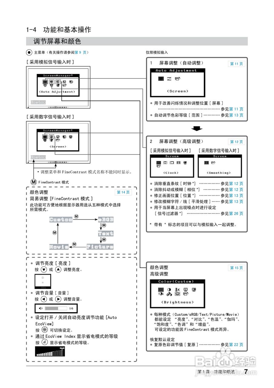 flexscan s2203w彩色液晶显示器用户手册:[1]