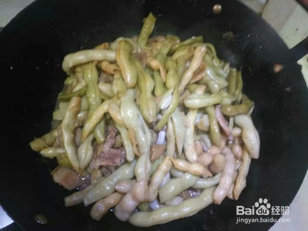 炖豆角的做法