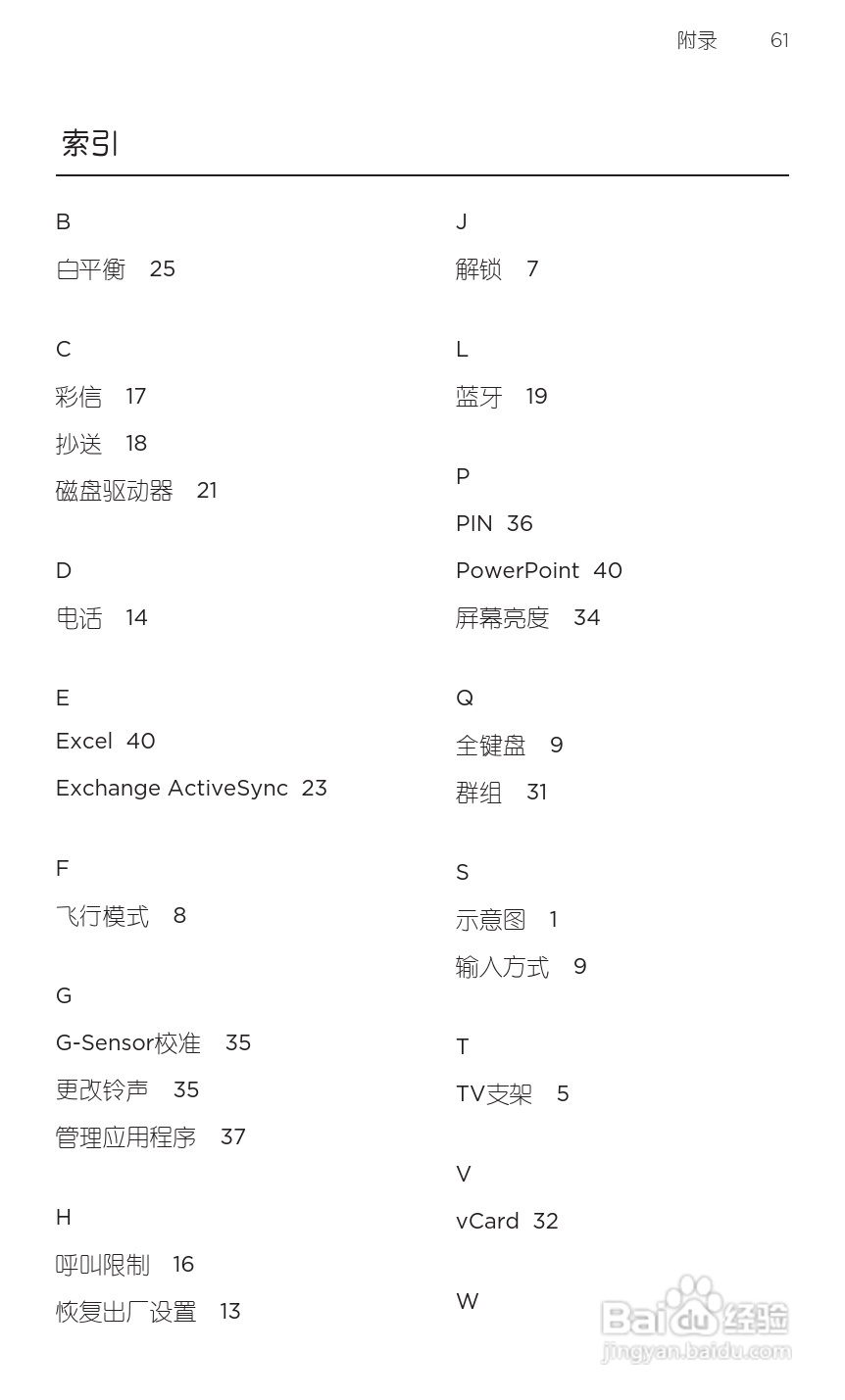 宏达HTC A9188手机使用说明书:[8]