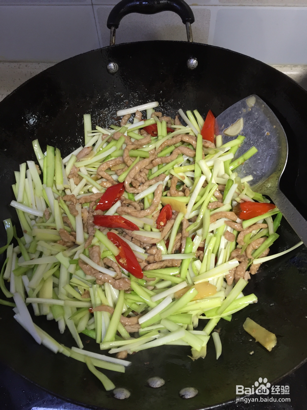 奶奶教你做韭黄肉丝