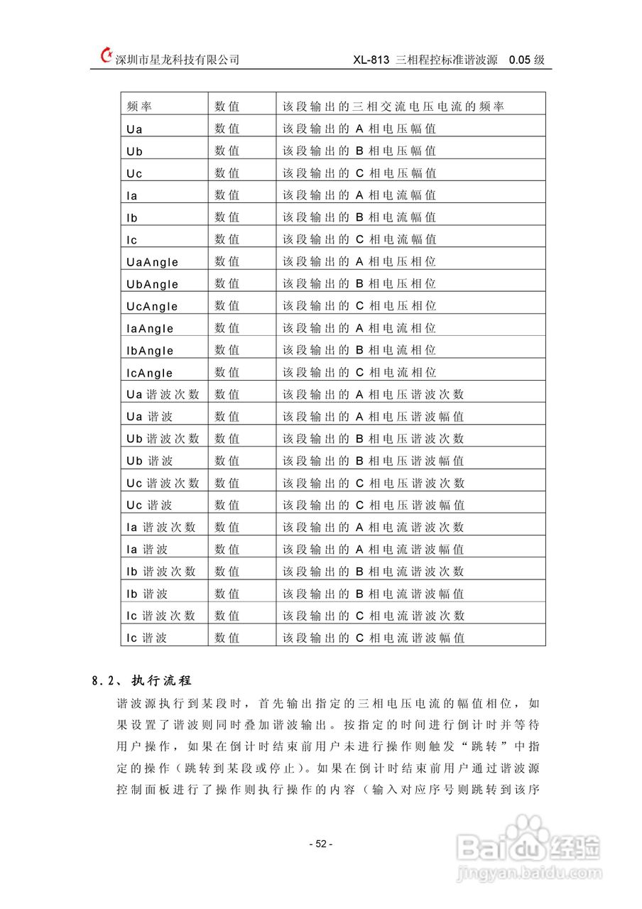 XL-813三相程控标准谐波源使用说明书:[6]