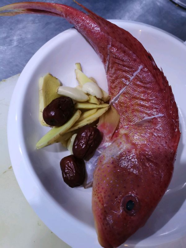 开水青菜东星斑