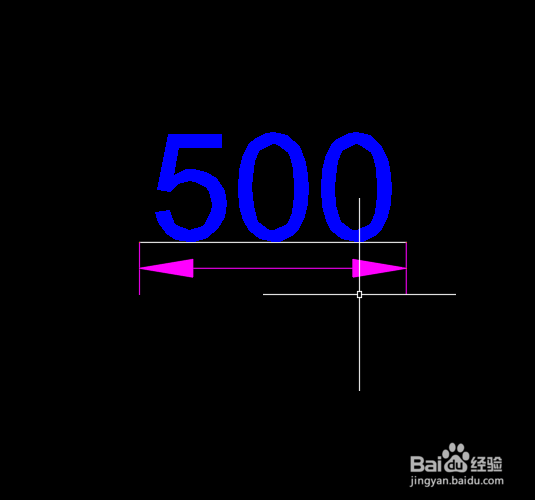 cad线性标注数字太小怎么设置