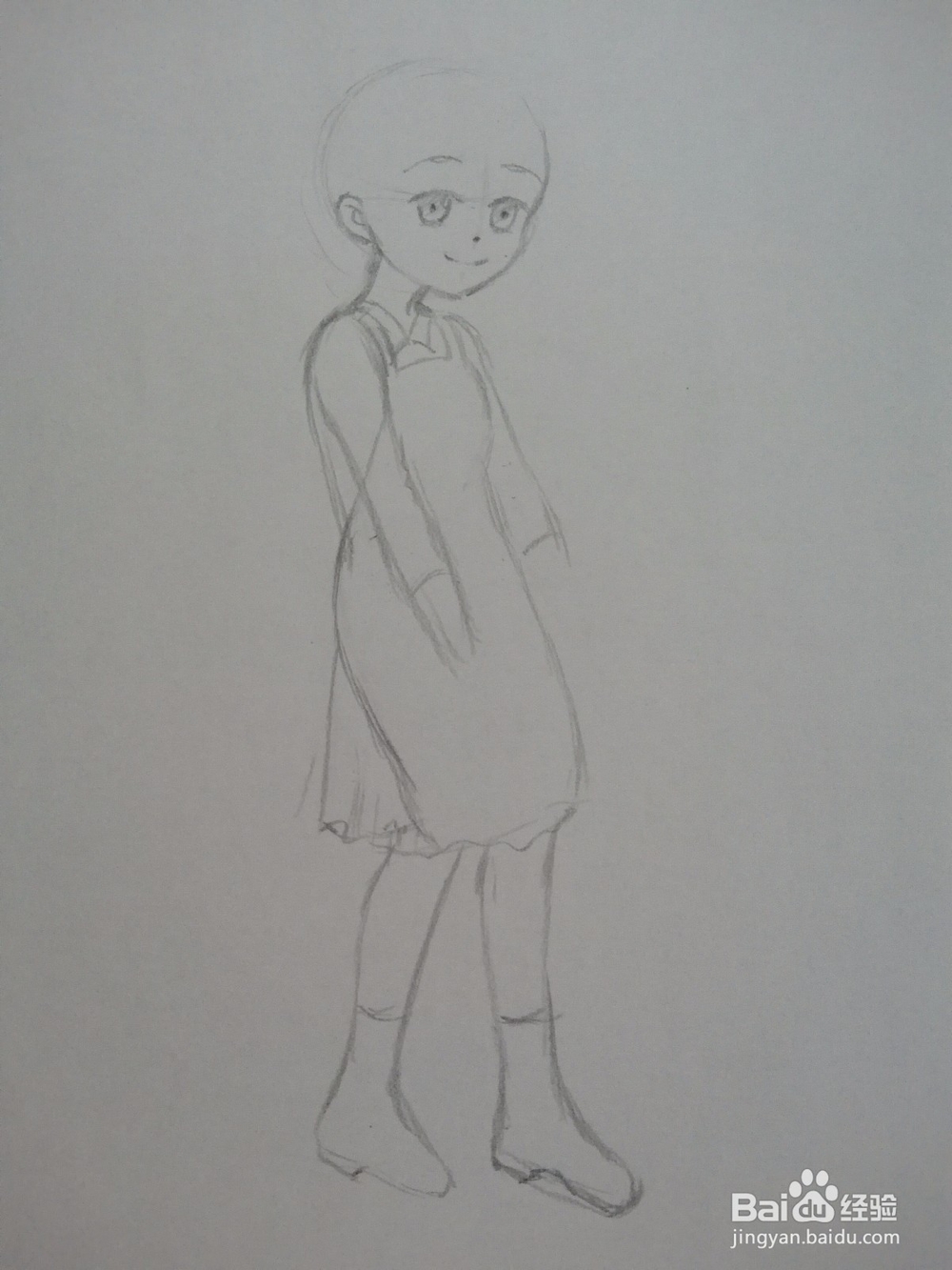 怎么画动漫人物手绘线稿