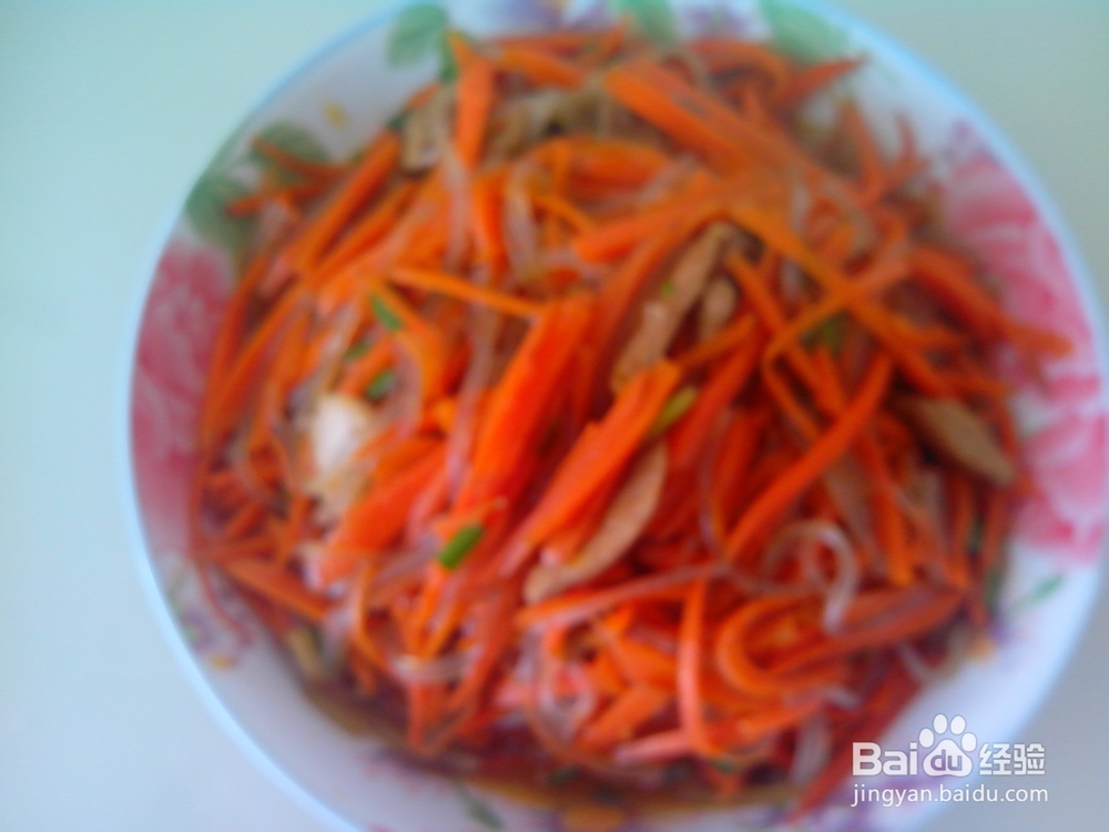 胡萝卜怎么做最有营养——家常胡萝卜炒肉丝