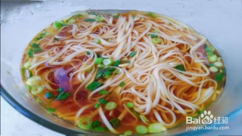 如何制作美味的葱花面 百度经验