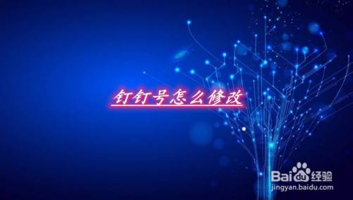 如何设置钉钉号