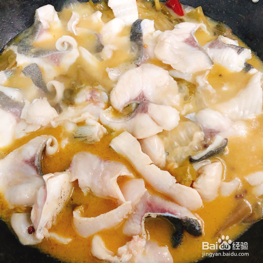 毫无压力做酸菜鱼