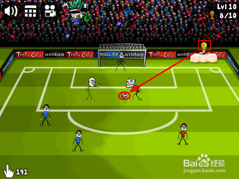 “史上最贱小游戏之足球”攻略