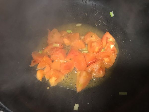 玉米面番茄面片汤
