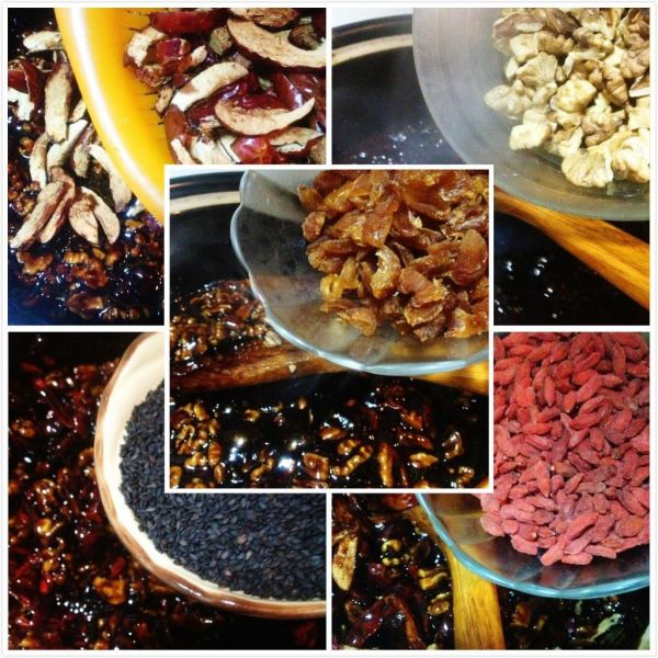 自制五仁阿胶固元膏