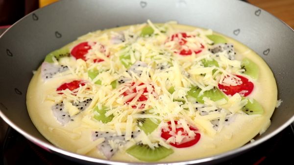 宝宝辅食 水果披萨