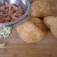虾仁独面筋的制作方法