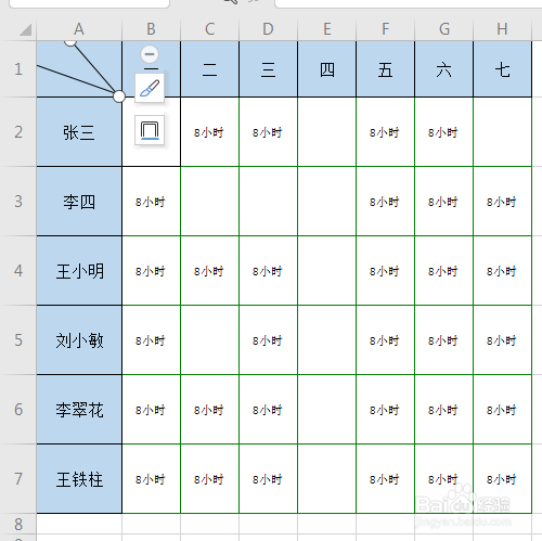 WPS怎么设置带斜线的单元格