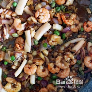 海鲜芝士焗饭的做法