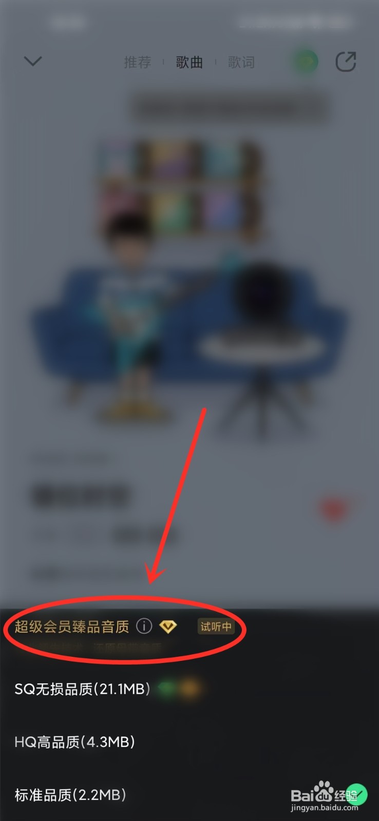 qq音乐超级会员臻品音质怎么开