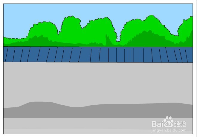 flash绘制围墙的场景