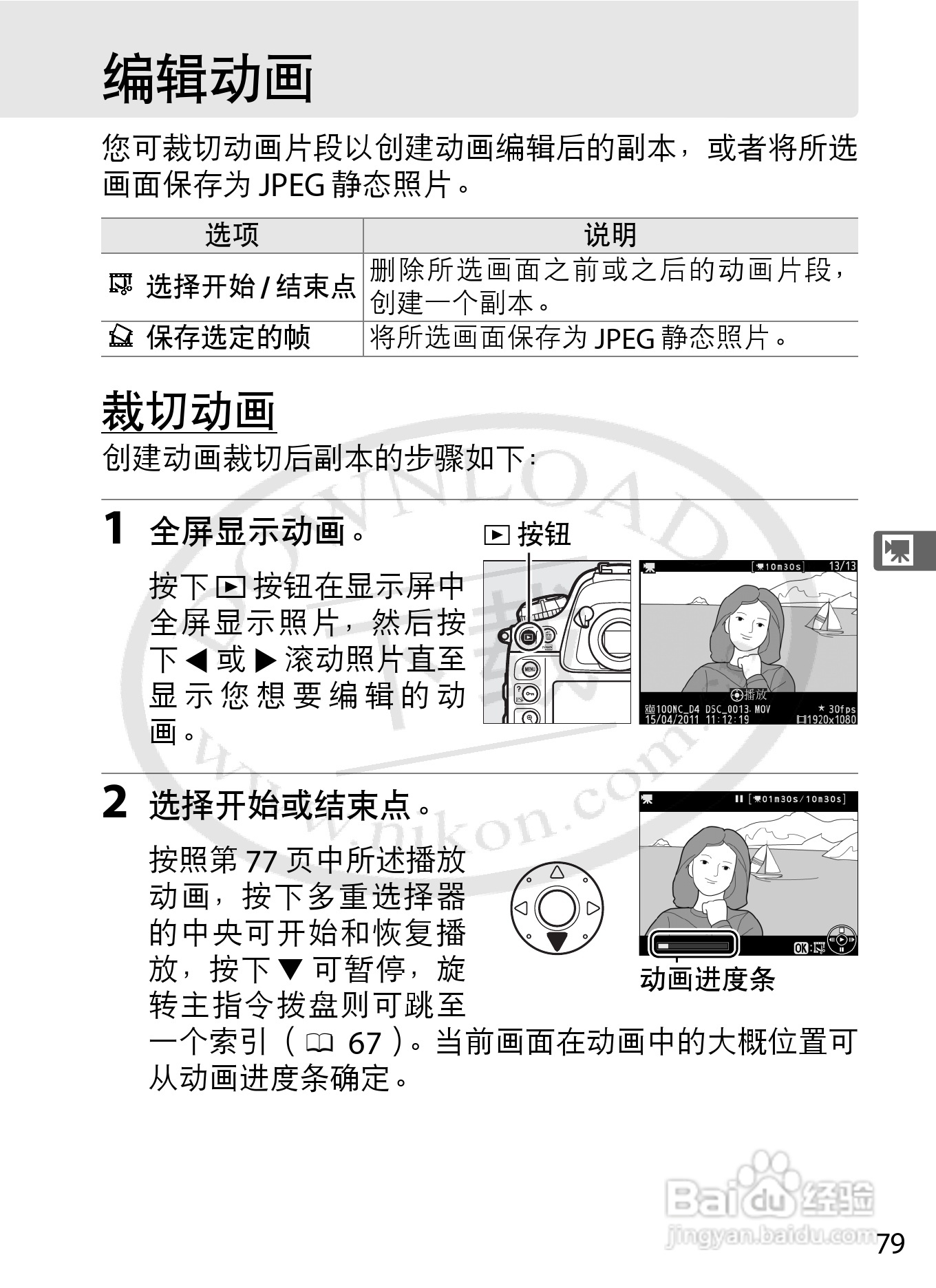 尼康D4数码相机使用说明书:[12]