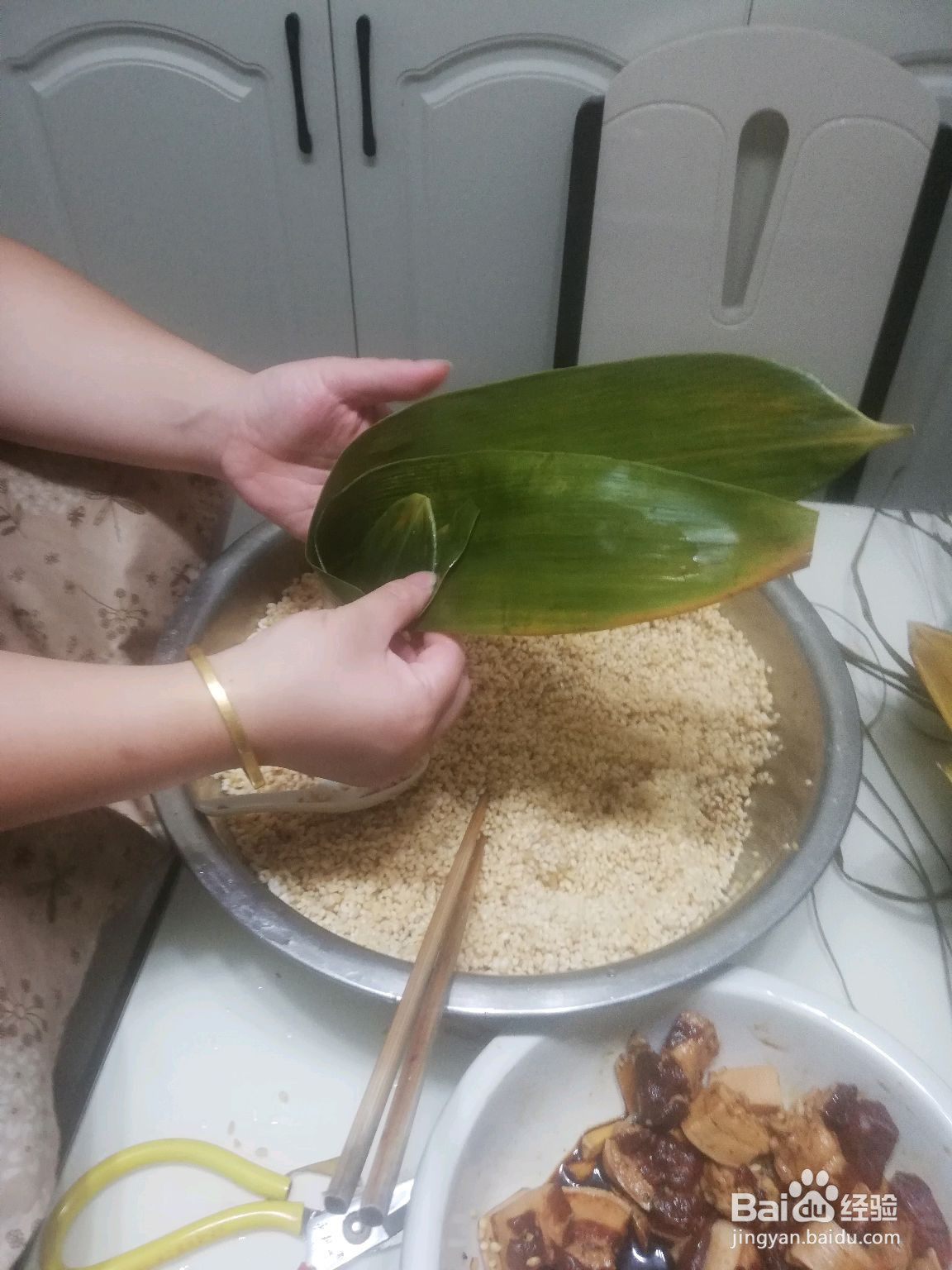 鲜肉粽的做法