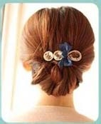 韩式扎发一分钟速成变优雅甜心