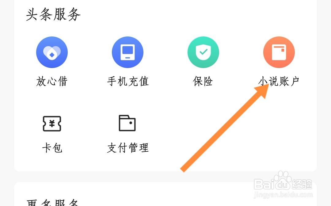 如何查看今日头条小说账户的充值记录