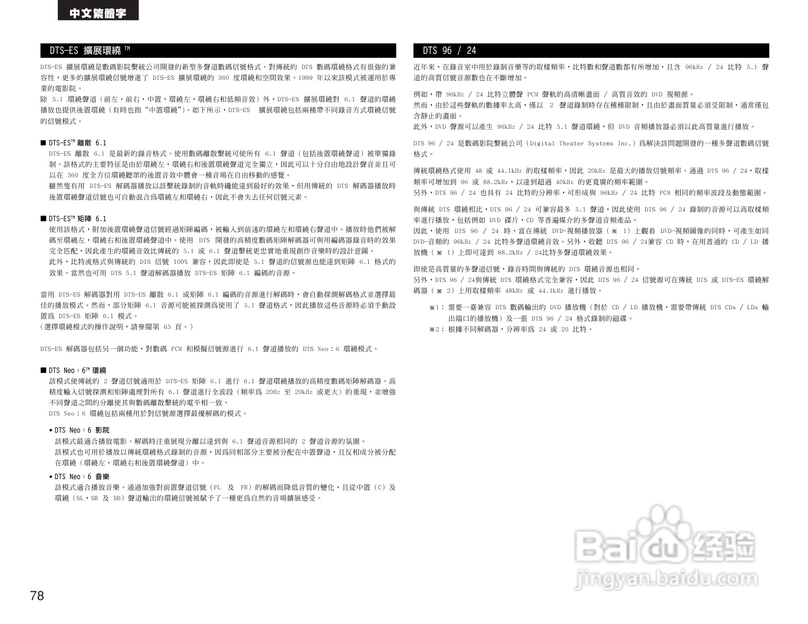 DENON AVR-1905 AV收音环绕扩音机操作说明书:[4]