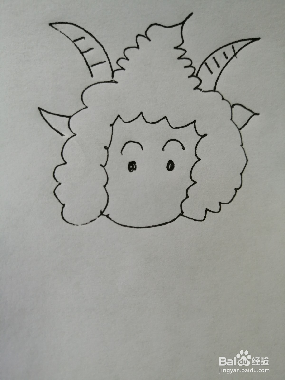 可爱的懒羊羊怎么画