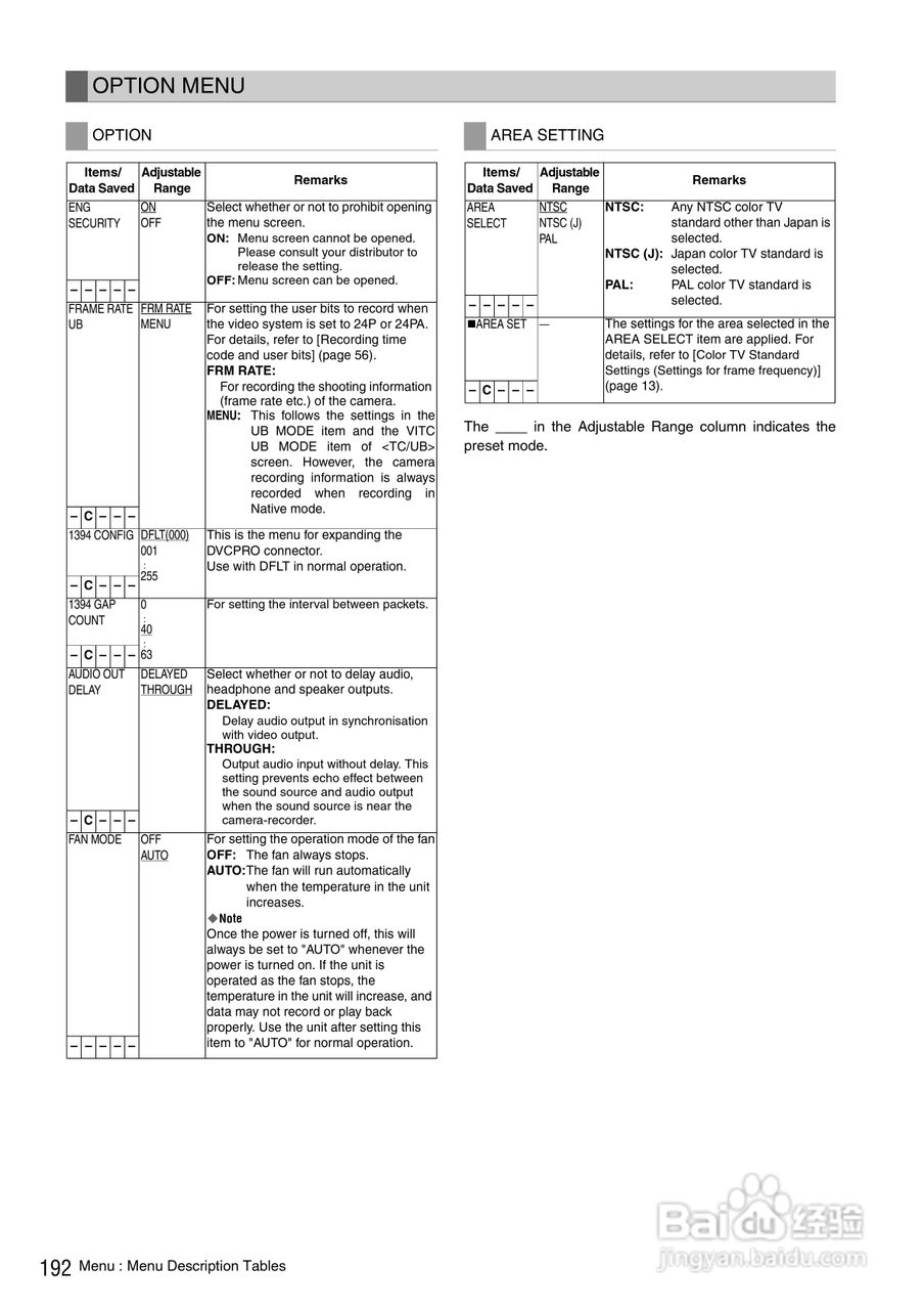 松下AJ-HPX3000型摄像机说明书:[20]