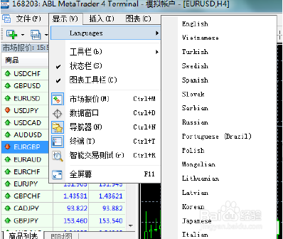 ABL平台的MT4入门知识