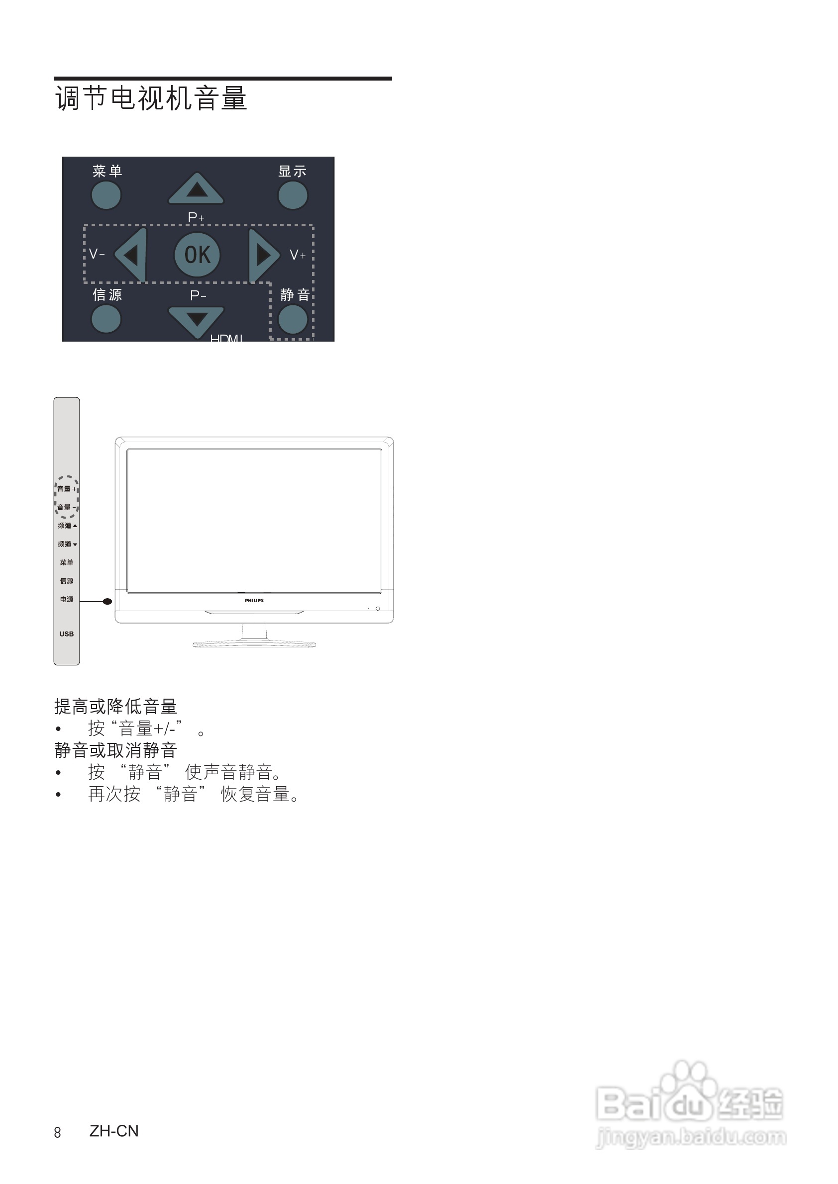 PHILIPS 19PFL3120/T3电视说明书:[1]