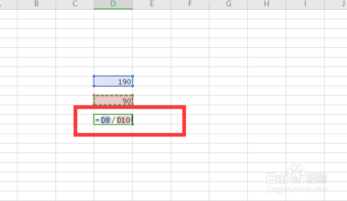 wps19版Excel中如何输入其他单元计算出的数据
