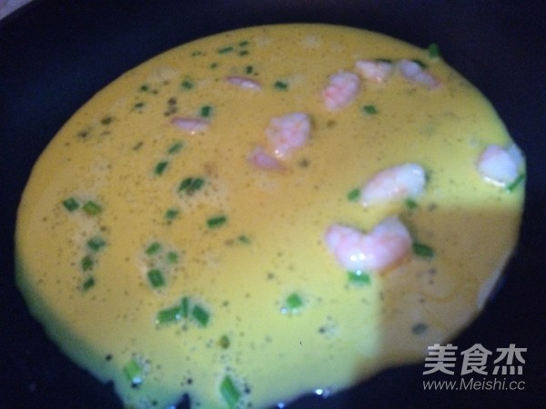 无油版虾仁裹蛋