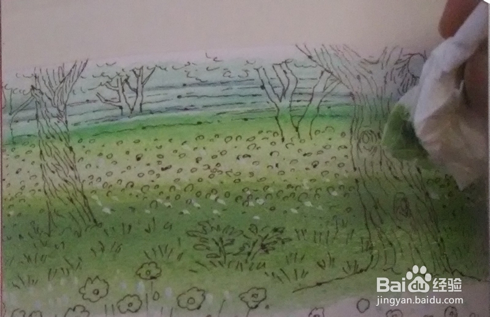 花草树木风景的画法