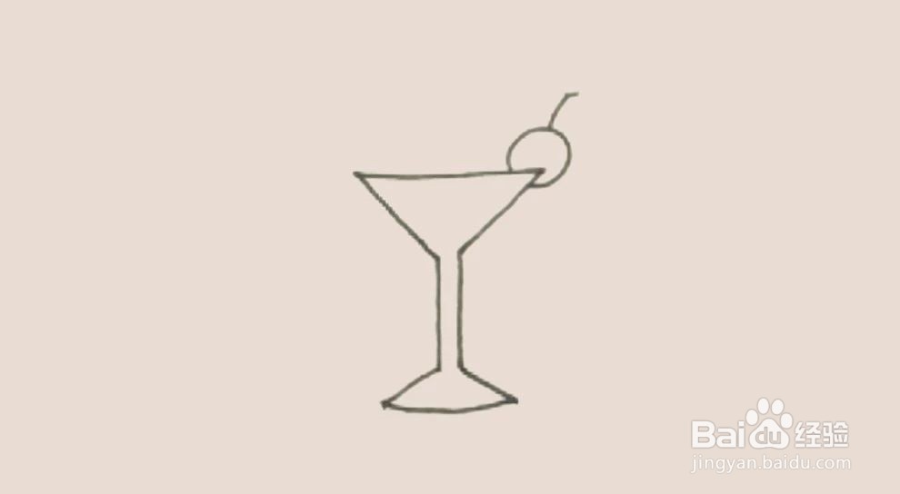 如何画一杯“鸡尾酒”