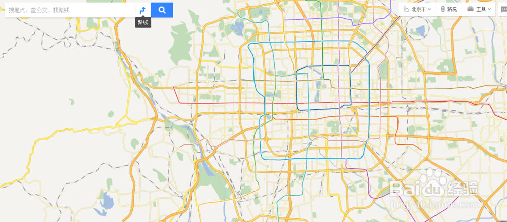 教大家使用百度地图规划路线