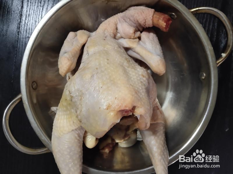 葱香酱油鸡高压锅版的做法