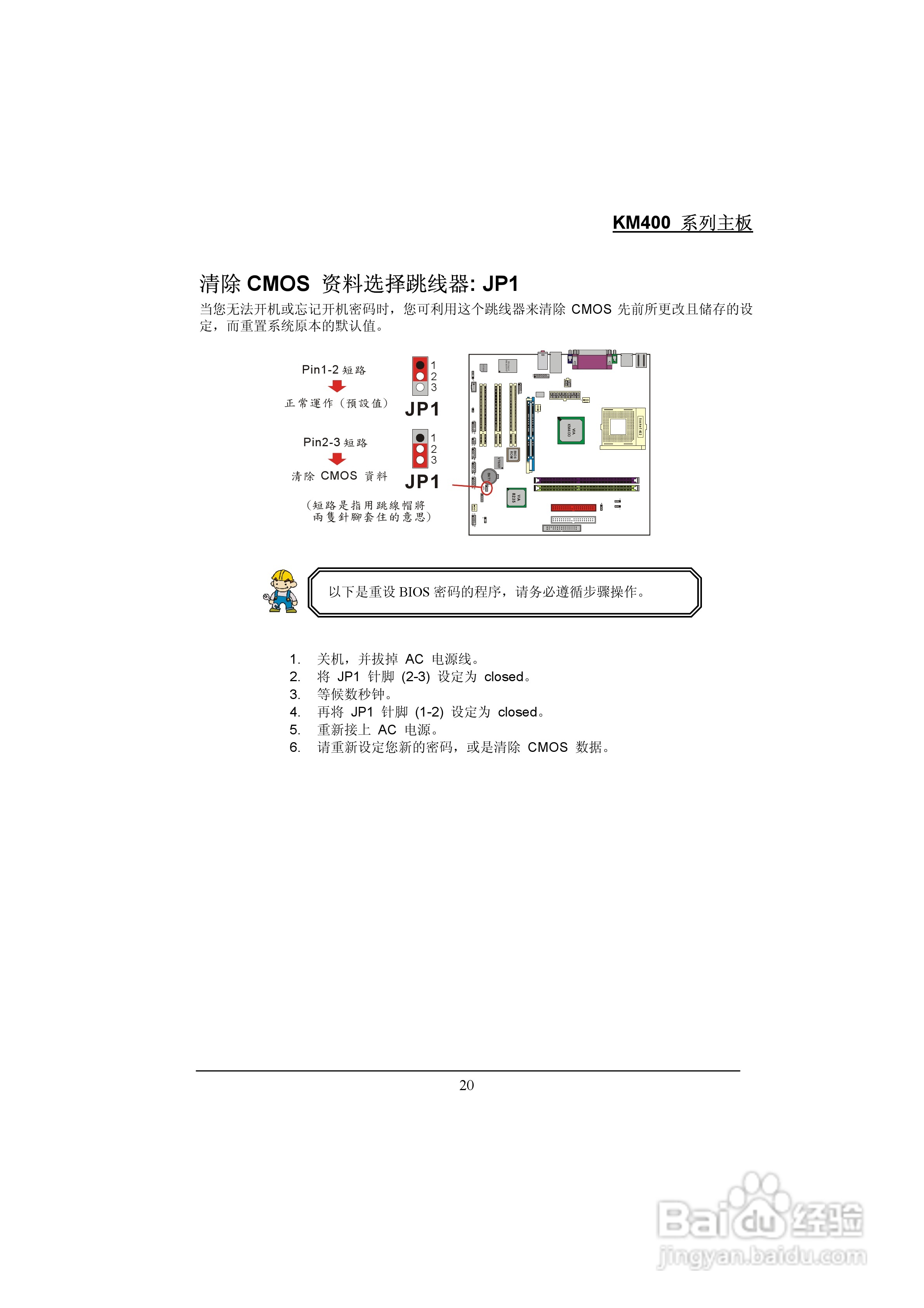 青云 KM400主板说明书:[3]