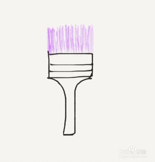 涂鸦系列之如何画紫色粉刷