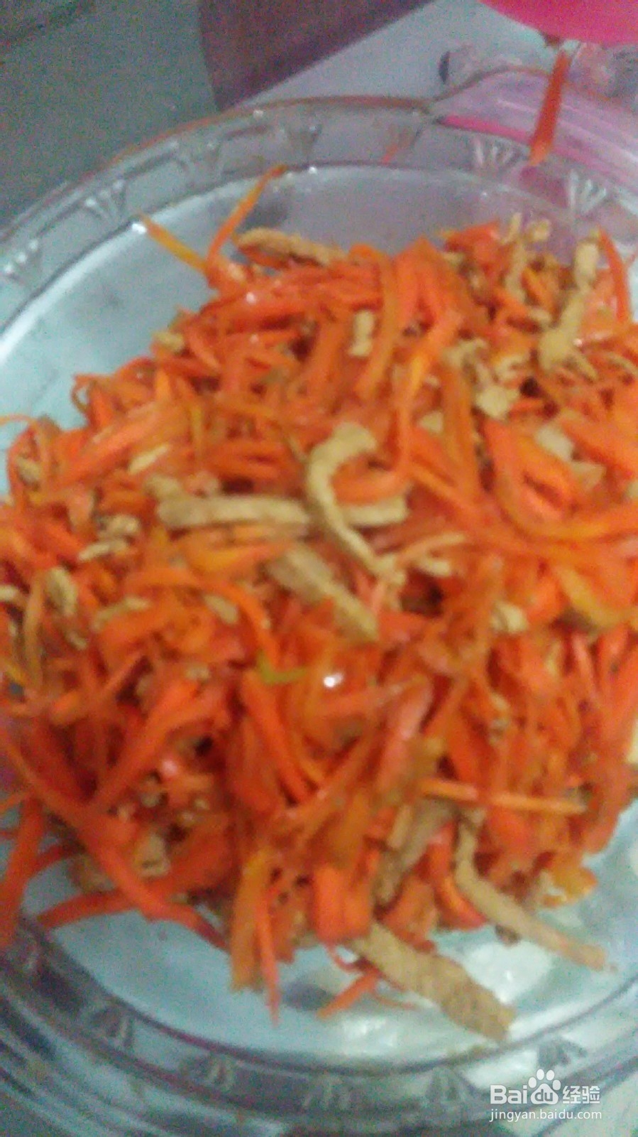 肉炒胡萝卜的做法