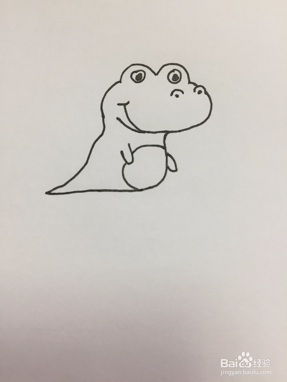 鳄鱼的简单画法