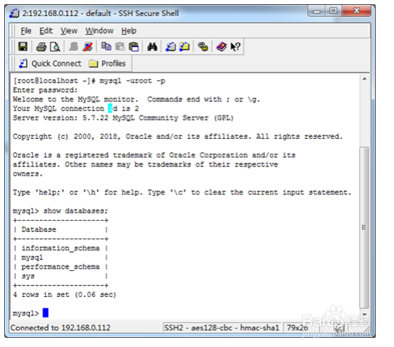 MySQL数据库常用命令