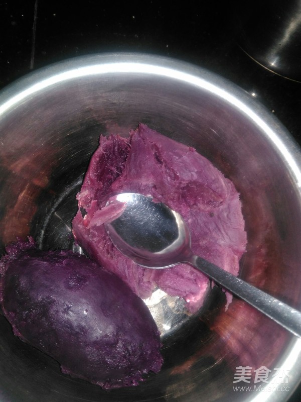 紫薯花生酥的做法